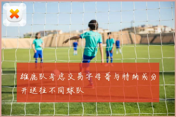 雄鹿队考虑交易字母哥与特纳或分开送往不同球队